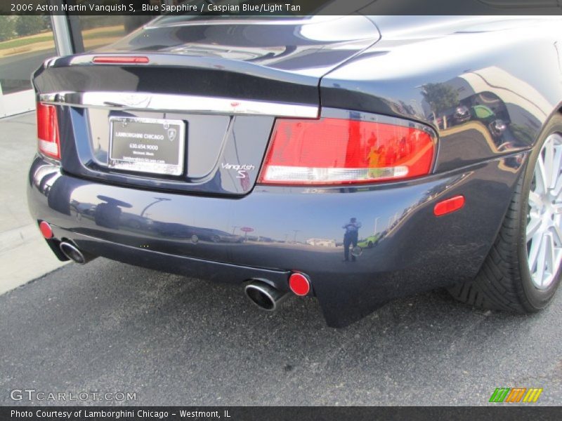 Blue Sapphire / Caspian Blue/Light Tan 2006 Aston Martin Vanquish S