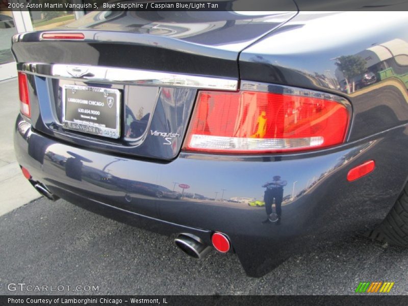 Blue Sapphire / Caspian Blue/Light Tan 2006 Aston Martin Vanquish S