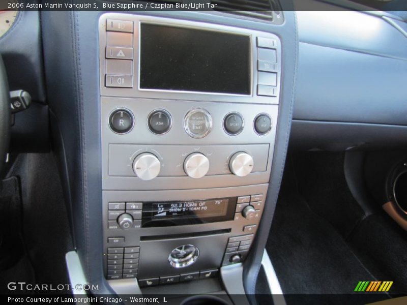 Controls of 2006 Vanquish S