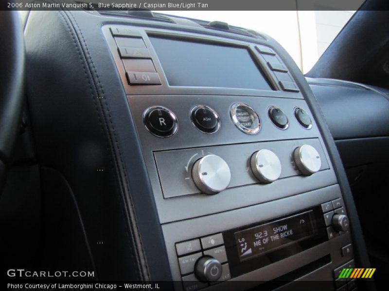 Controls of 2006 Vanquish S