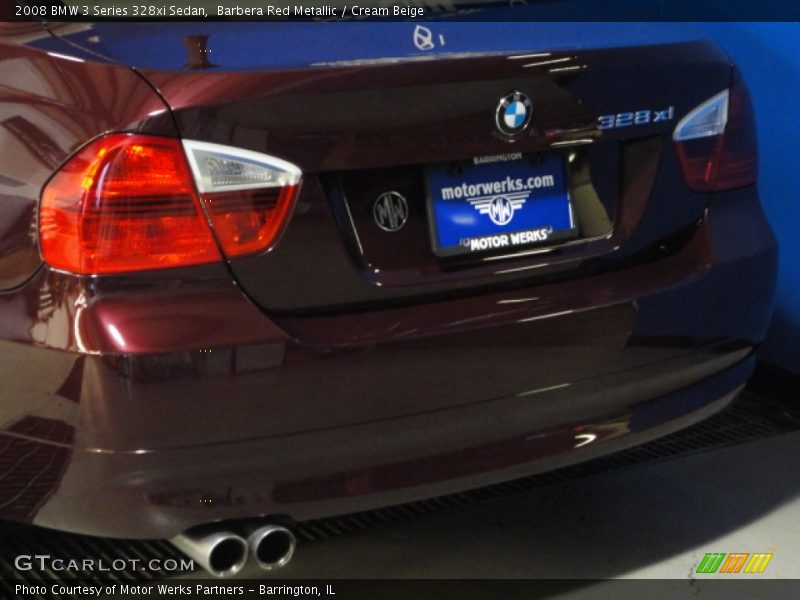 Barbera Red Metallic / Cream Beige 2008 BMW 3 Series 328xi Sedan