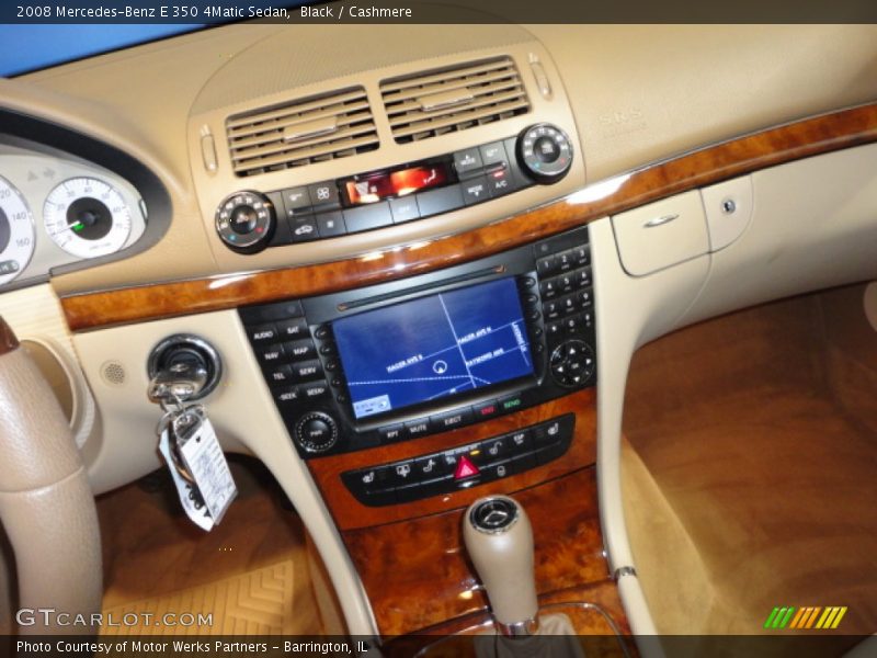 Black / Cashmere 2008 Mercedes-Benz E 350 4Matic Sedan