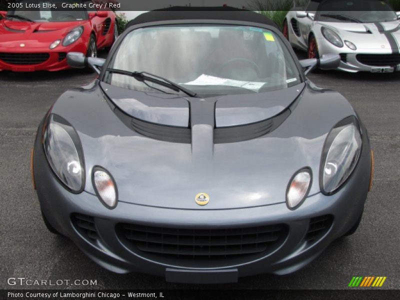 Graphite Grey / Red 2005 Lotus Elise