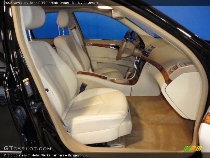 Black / Cashmere 2008 Mercedes-Benz E 350 4Matic Sedan
