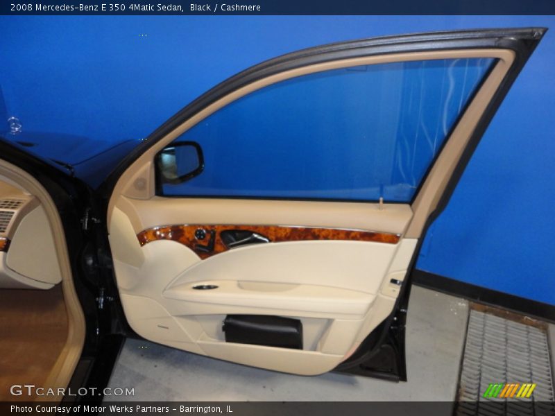 Black / Cashmere 2008 Mercedes-Benz E 350 4Matic Sedan