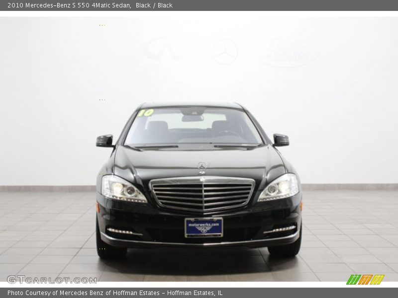 Black / Black 2010 Mercedes-Benz S 550 4Matic Sedan
