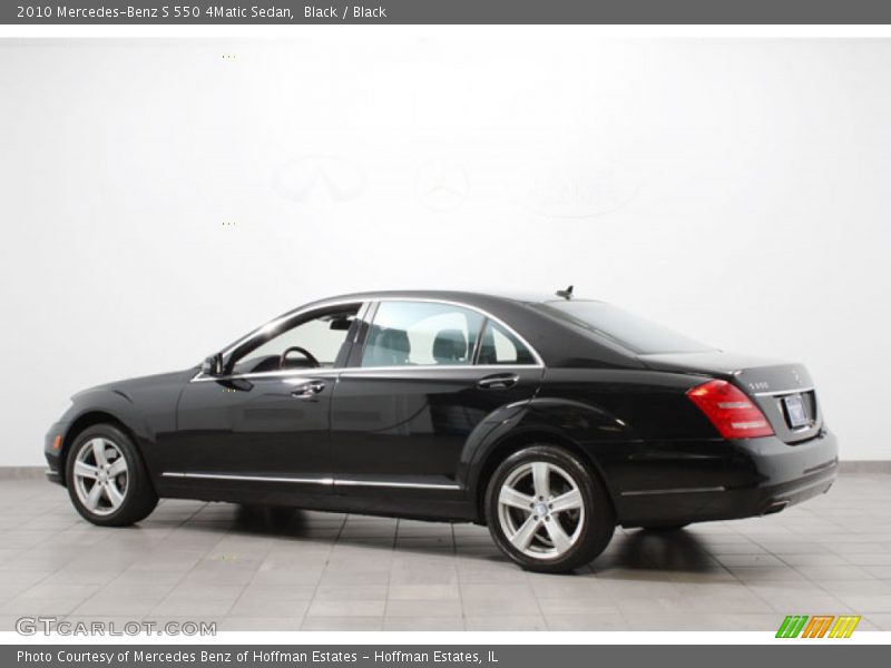 Black / Black 2010 Mercedes-Benz S 550 4Matic Sedan