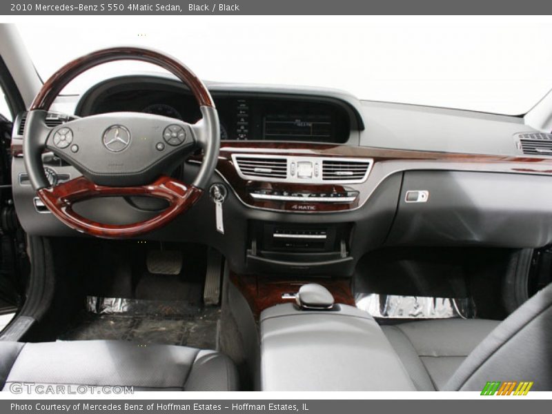 Black / Black 2010 Mercedes-Benz S 550 4Matic Sedan