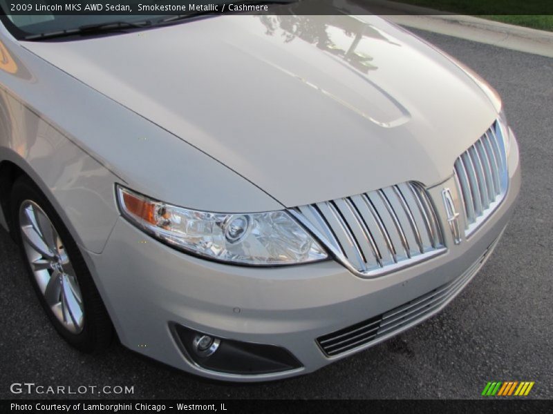 Smokestone Metallic / Cashmere 2009 Lincoln MKS AWD Sedan