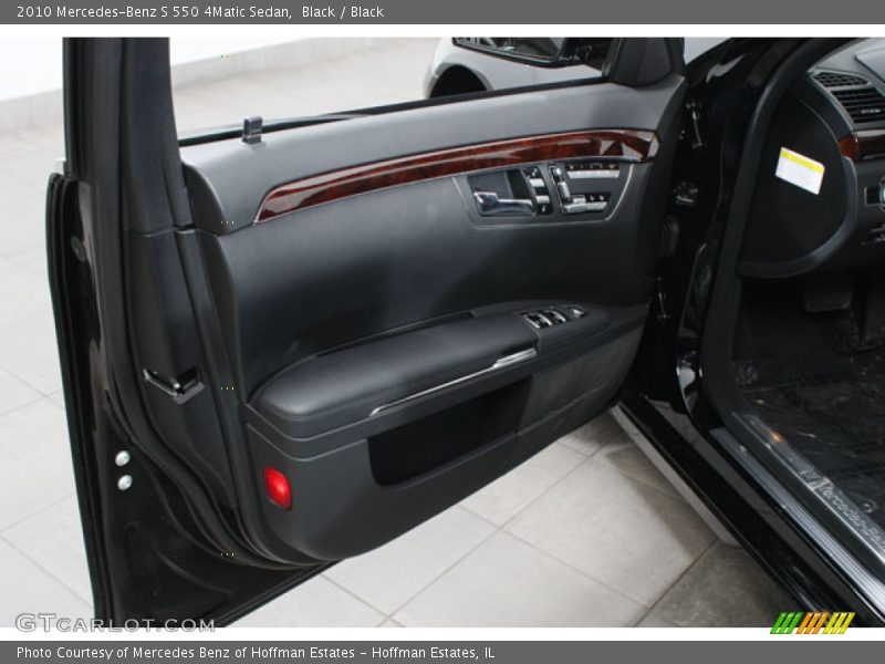 Black / Black 2010 Mercedes-Benz S 550 4Matic Sedan