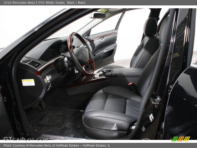 Black / Black 2010 Mercedes-Benz S 550 4Matic Sedan