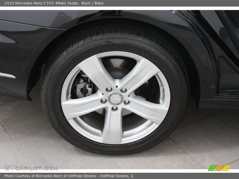 Black / Black 2010 Mercedes-Benz S 550 4Matic Sedan