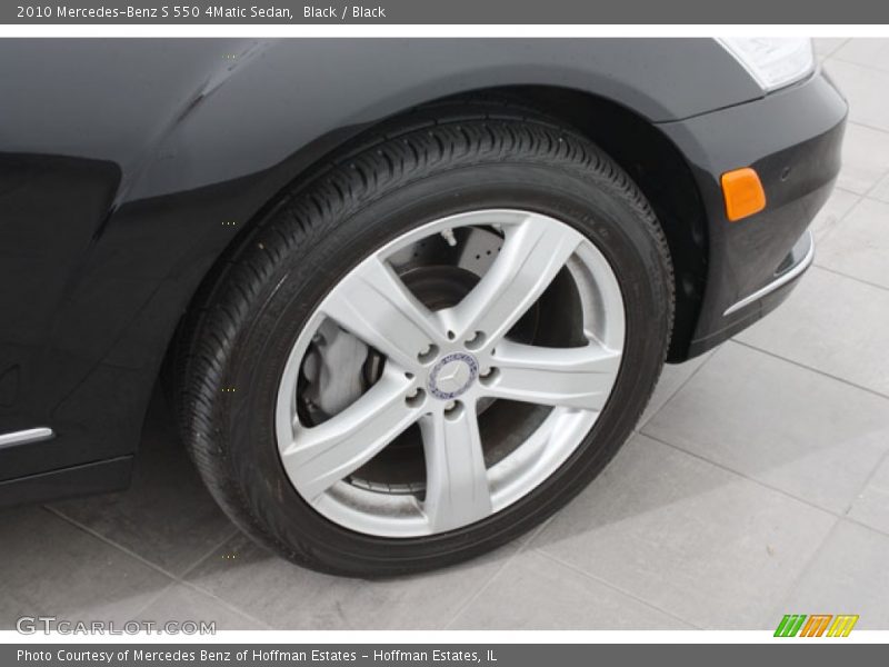 Black / Black 2010 Mercedes-Benz S 550 4Matic Sedan