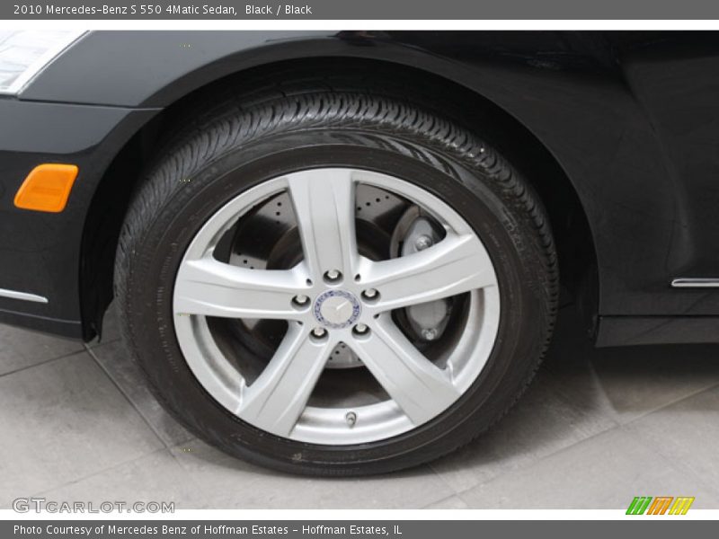 Black / Black 2010 Mercedes-Benz S 550 4Matic Sedan
