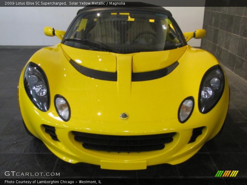 Solar Yellow Metallic / Magnolia 2009 Lotus Elise SC Supercharged