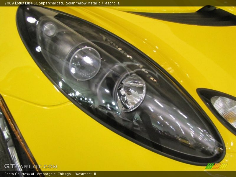 Solar Yellow Metallic / Magnolia 2009 Lotus Elise SC Supercharged