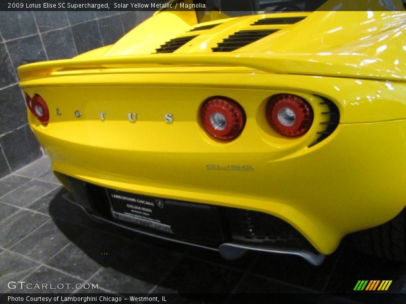 Solar Yellow Metallic / Magnolia 2009 Lotus Elise SC Supercharged
