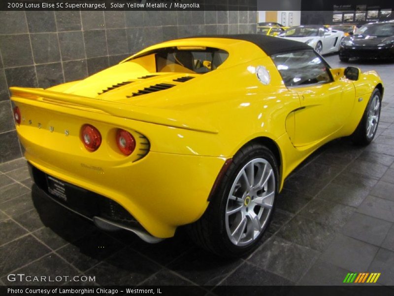 Solar Yellow Metallic / Magnolia 2009 Lotus Elise SC Supercharged