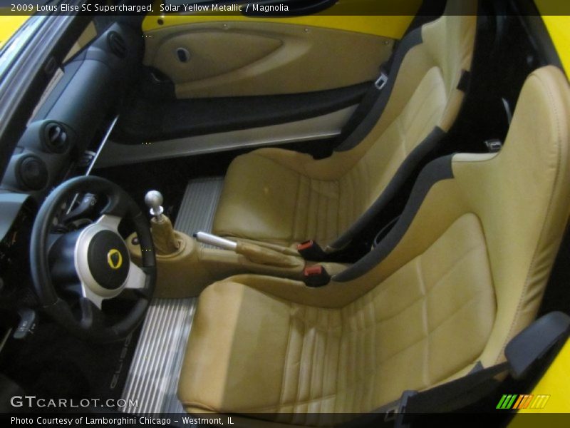  2009 Elise SC Supercharged Magnolia Interior