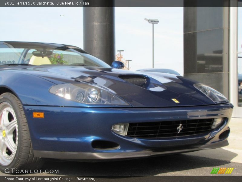 Blue Metallic / Tan 2001 Ferrari 550 Barchetta