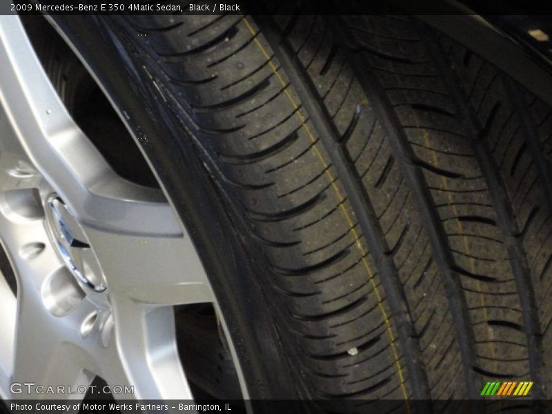 Black / Black 2009 Mercedes-Benz E 350 4Matic Sedan