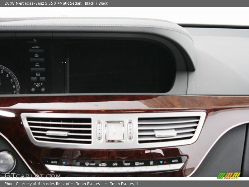 Black / Black 2008 Mercedes-Benz S 550 4Matic Sedan