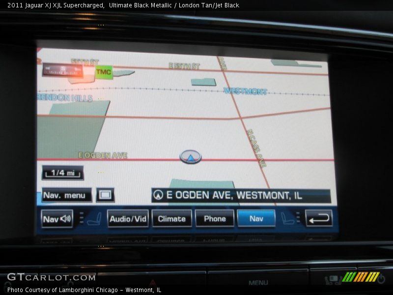 Navigation of 2011 XJ XJL Supercharged