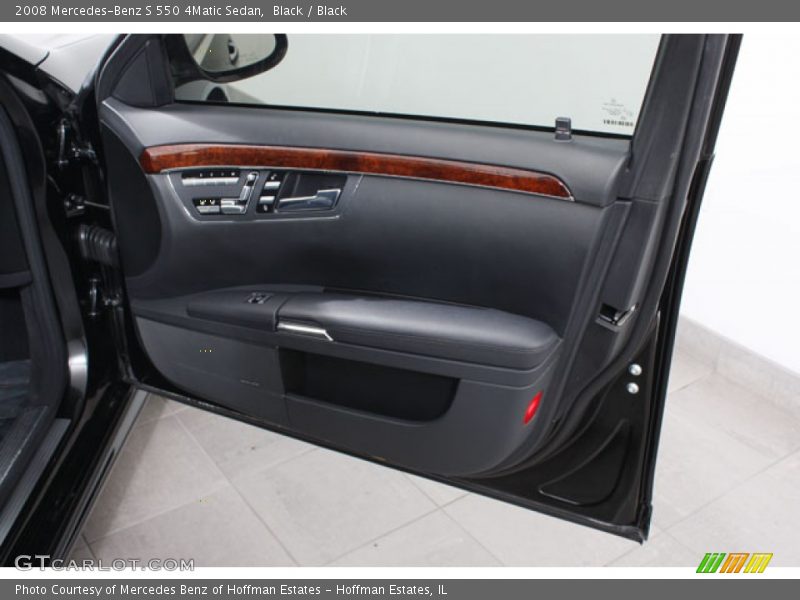 Black / Black 2008 Mercedes-Benz S 550 4Matic Sedan