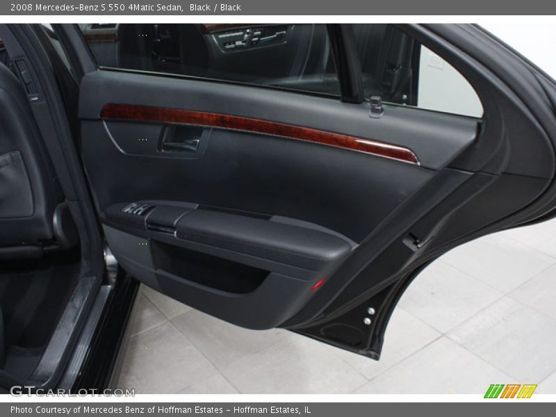 Black / Black 2008 Mercedes-Benz S 550 4Matic Sedan