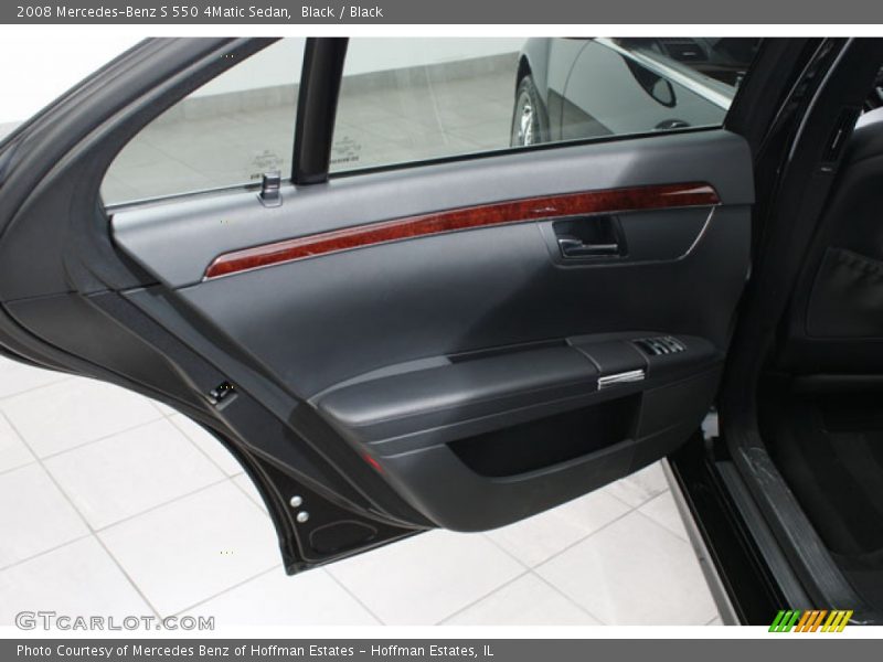 Black / Black 2008 Mercedes-Benz S 550 4Matic Sedan