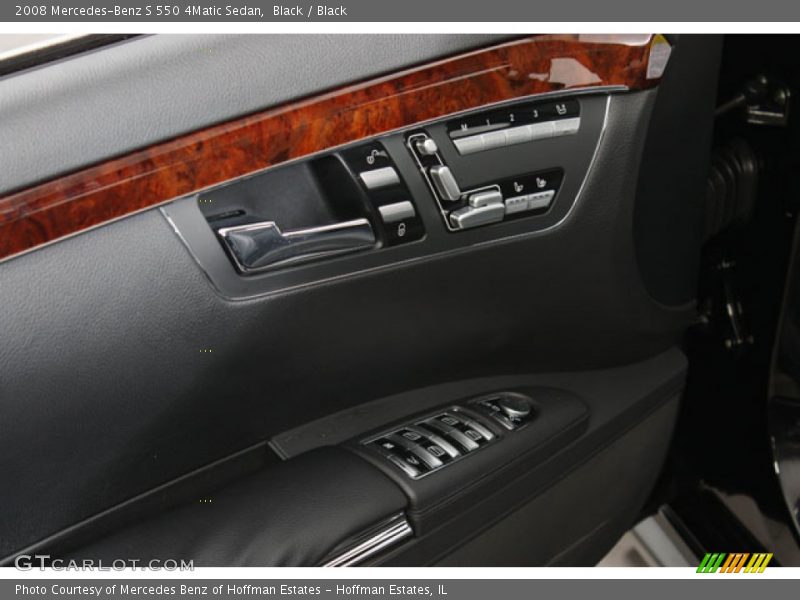 Black / Black 2008 Mercedes-Benz S 550 4Matic Sedan