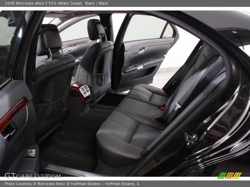 Black / Black 2008 Mercedes-Benz S 550 4Matic Sedan