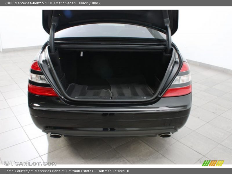 Black / Black 2008 Mercedes-Benz S 550 4Matic Sedan