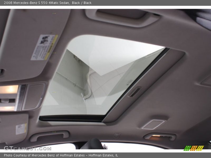 Black / Black 2008 Mercedes-Benz S 550 4Matic Sedan