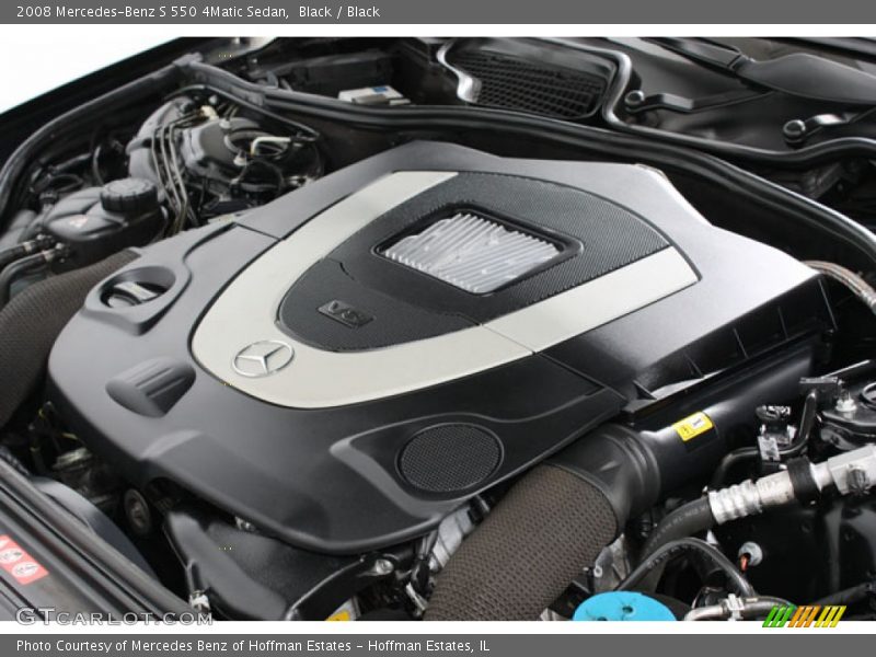 Black / Black 2008 Mercedes-Benz S 550 4Matic Sedan