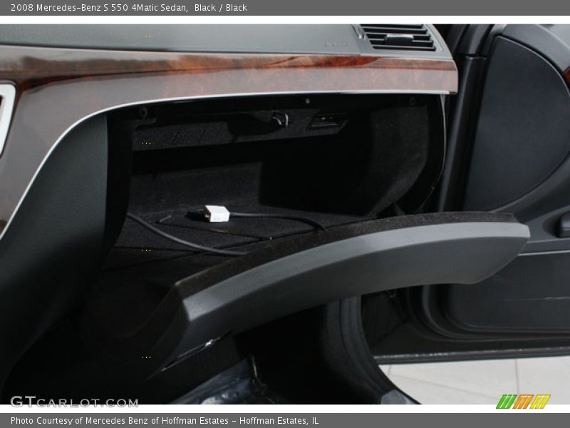 Black / Black 2008 Mercedes-Benz S 550 4Matic Sedan