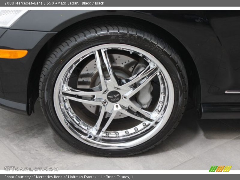 Custom Wheels of 2008 S 550 4Matic Sedan