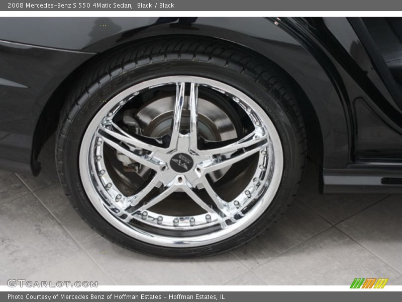Black / Black 2008 Mercedes-Benz S 550 4Matic Sedan
