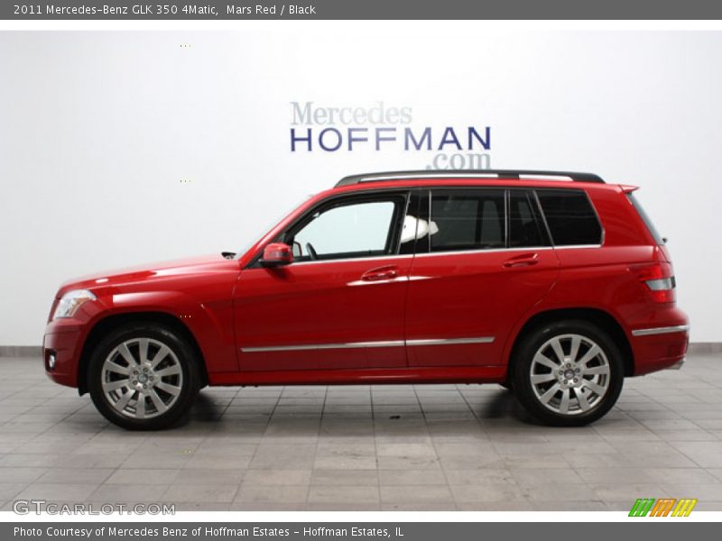 Mars Red / Black 2011 Mercedes-Benz GLK 350 4Matic