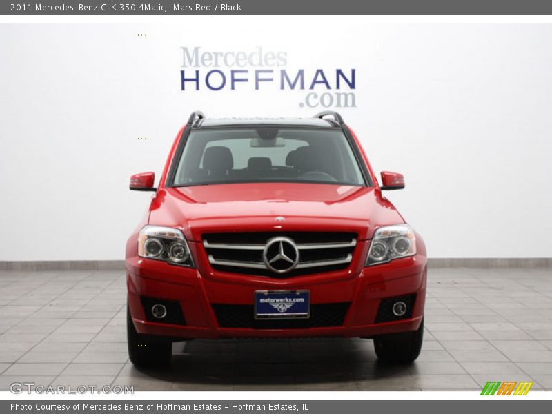Mars Red / Black 2011 Mercedes-Benz GLK 350 4Matic