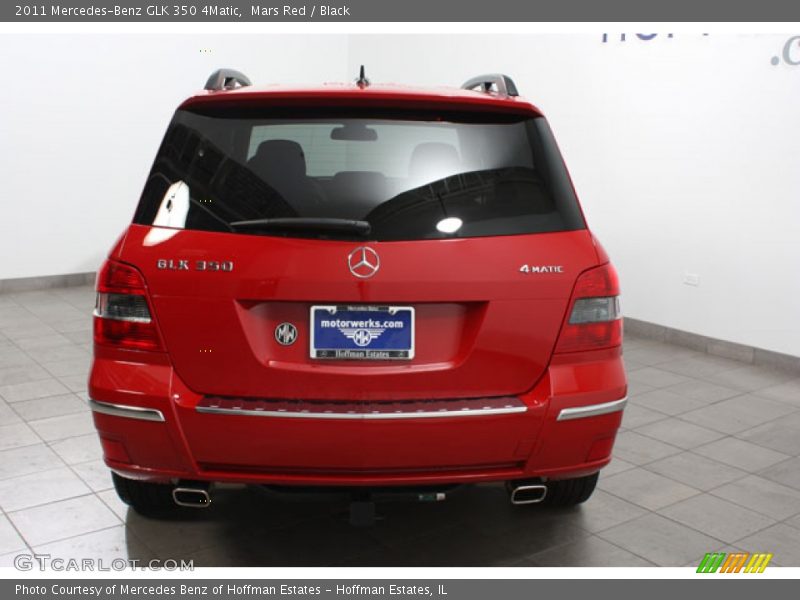 Mars Red / Black 2011 Mercedes-Benz GLK 350 4Matic