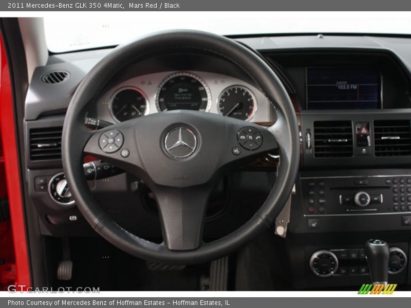 Mars Red / Black 2011 Mercedes-Benz GLK 350 4Matic