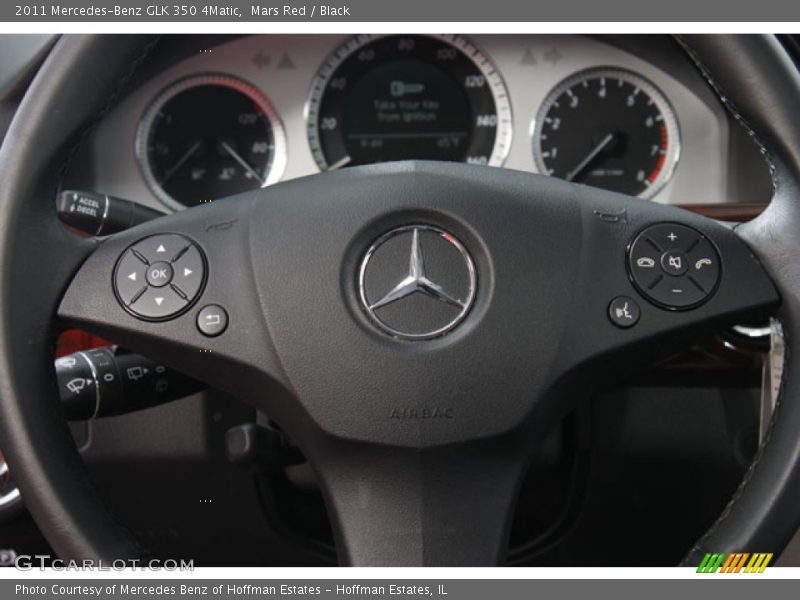 Mars Red / Black 2011 Mercedes-Benz GLK 350 4Matic