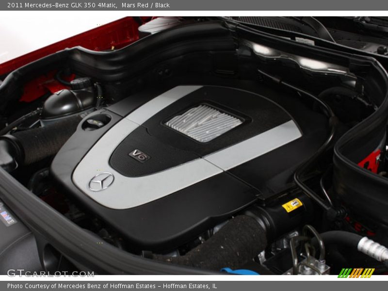 Mars Red / Black 2011 Mercedes-Benz GLK 350 4Matic