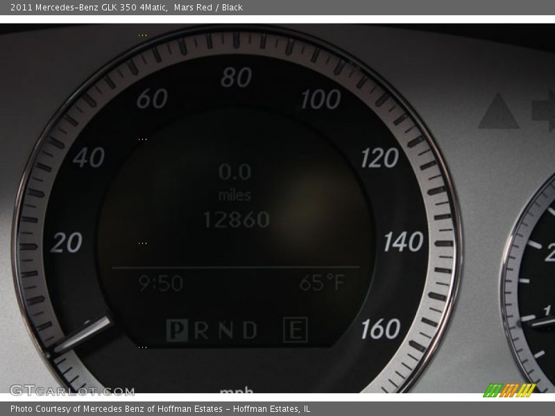Mars Red / Black 2011 Mercedes-Benz GLK 350 4Matic