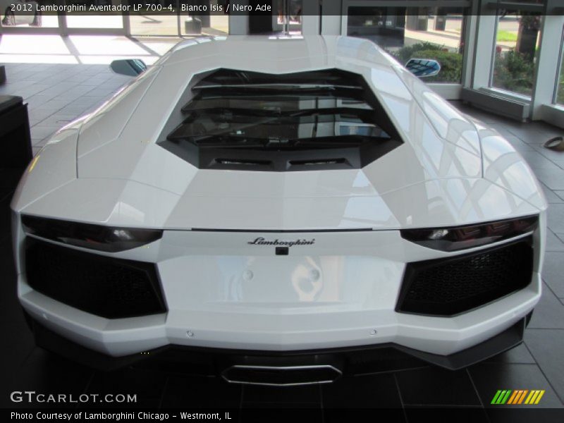 Bianco Isis / Nero Ade 2012 Lamborghini Aventador LP 700-4