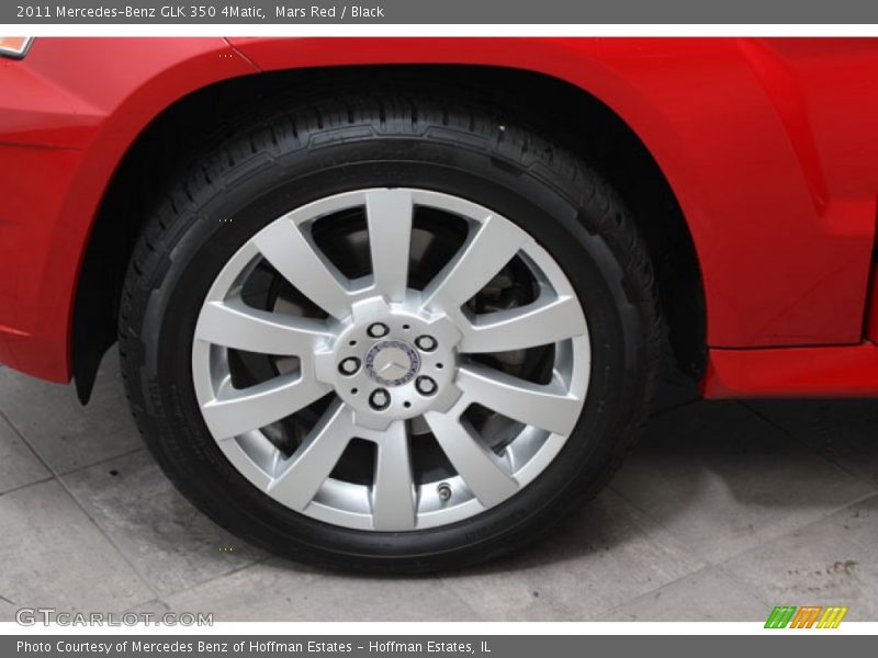 Mars Red / Black 2011 Mercedes-Benz GLK 350 4Matic