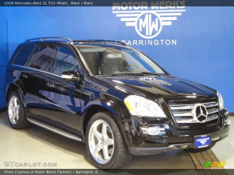 Black / Black 2008 Mercedes-Benz GL 550 4Matic