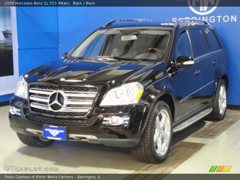 Black / Black 2008 Mercedes-Benz GL 550 4Matic
