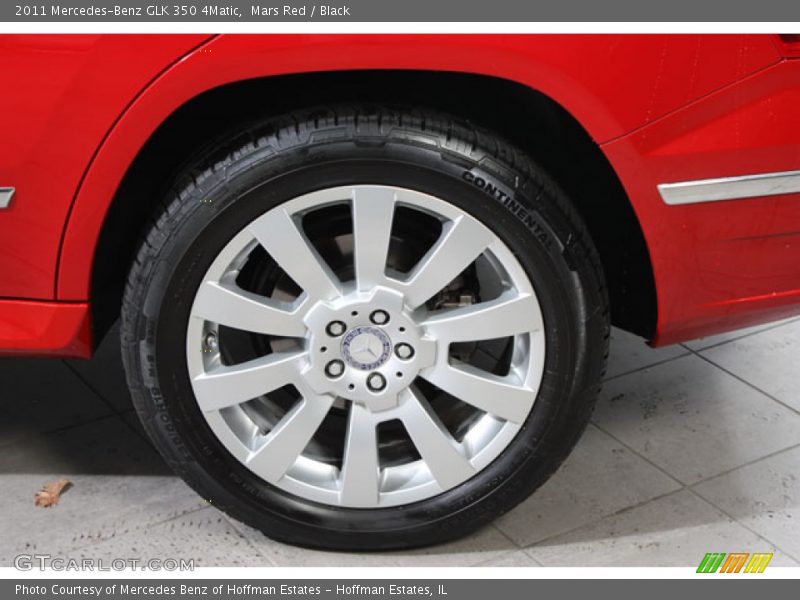 Mars Red / Black 2011 Mercedes-Benz GLK 350 4Matic